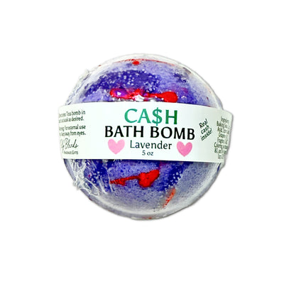 Valentines Day Cash Bath Bombs - Oily BlendsValentines Day Cash Bath Bombs