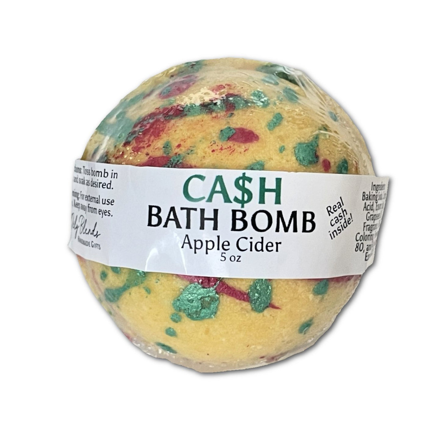 Christmas Cash Money Bath Bombs - Oily BlendsChristmas Cash Money Bath Bombs