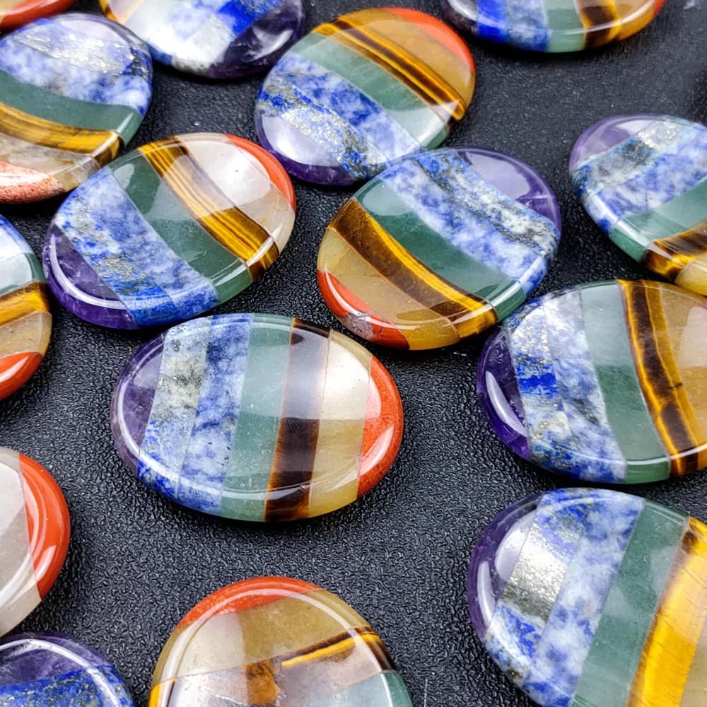 Chakra worry stones - Oily BlendsChakra worry stones