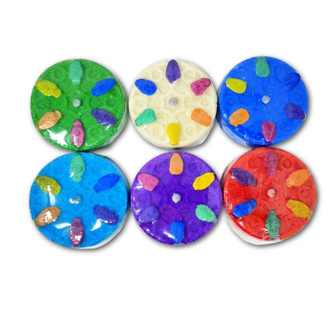Christmas Light Bath Bombs - Oily BlendsChristmas Light Bath Bombs