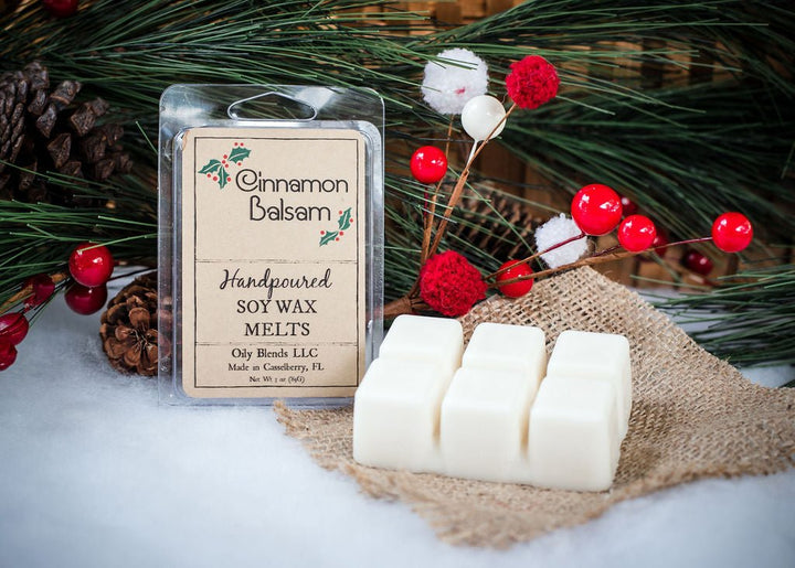 Luxury Christmas Soy Wax Melts – 24 Pack, Handmade In UK, 140+ Hrs Scent Time, Glitter & Botanicals