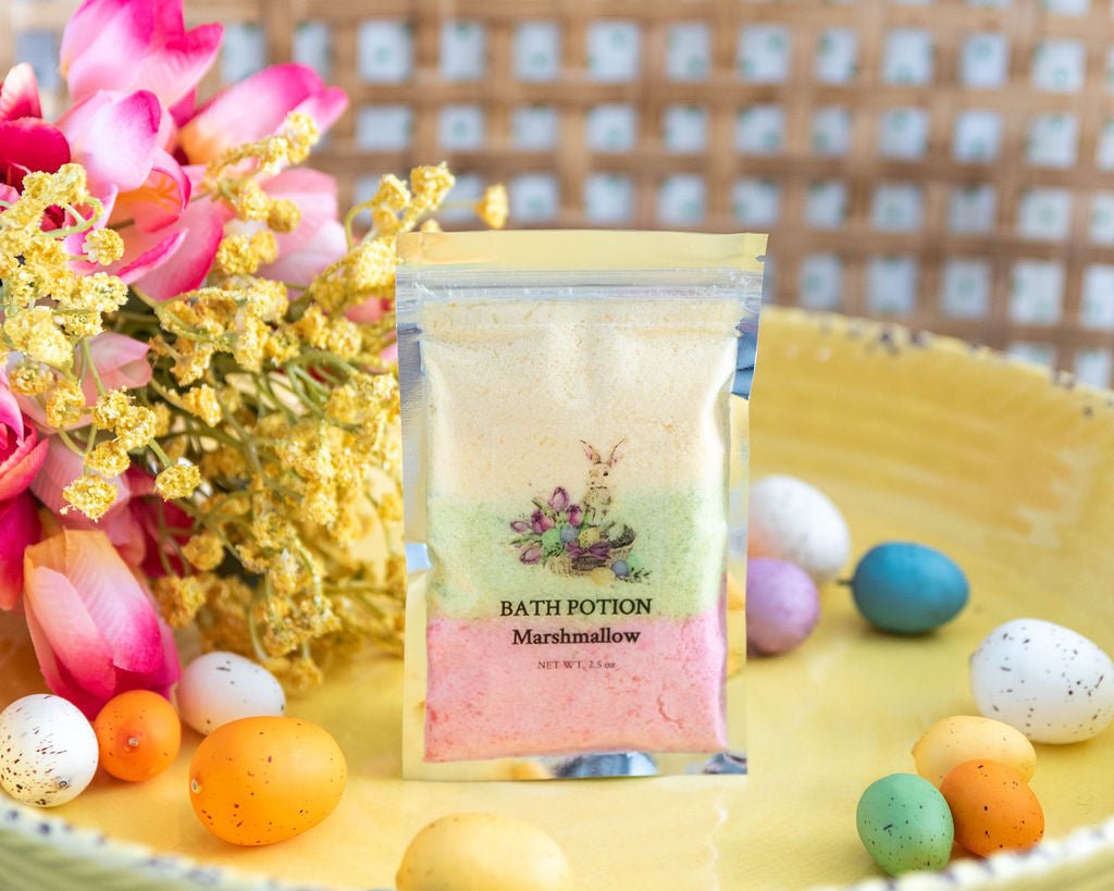 Easter Bath Potion - 2.5 oz Pack marshmallow - Oily BlendsEaster Bath Potion - 2.5 oz Pack marshmallow