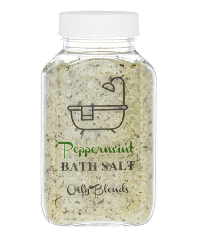 Essential Oil 6 oz Bath Salts - Oily BlendsEssential Oil 6 oz Bath Salts