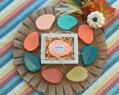 Fall Leaf Bath Bombs - Oily BlendsFall Leaf Bath Bombs