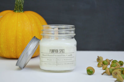 Fall Scented Candles - 50 Hour Burn Time Soy Wax Candles - Oily BlendsFall Scented Candles - 50 Hour Burn Time Soy Wax Candles