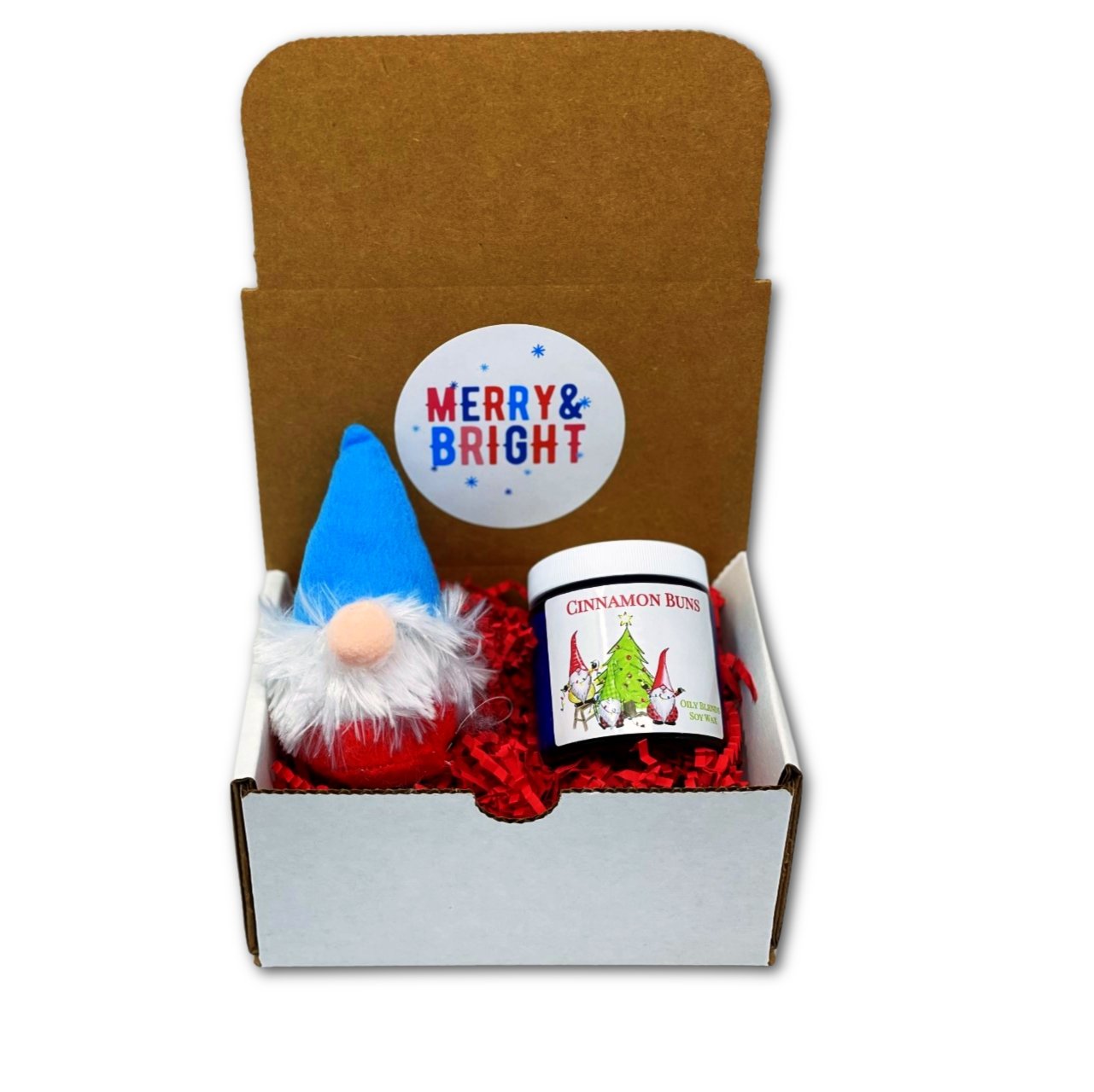 Gnome Plush and Candle Christmas Gift Set - Oily BlendsGnome Plush and Candle Christmas Gift Set