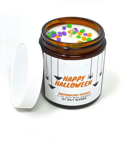 Halloween Candles - 25 Hour Burn Time Soy Wax Candles - Oily BlendsHalloween Candles - 25 Hour Burn Time Soy Wax Candles