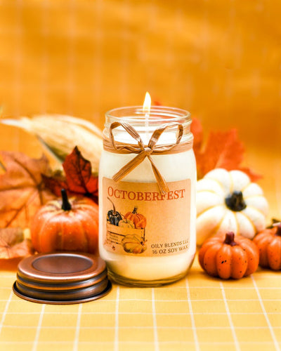 Jumbo Fall Scented Candles - 100 Hour Burn Time Soy Wax Candles - Oily BlendsJumbo Fall Scented Candles - 100 Hour Burn Time Soy Wax Candles