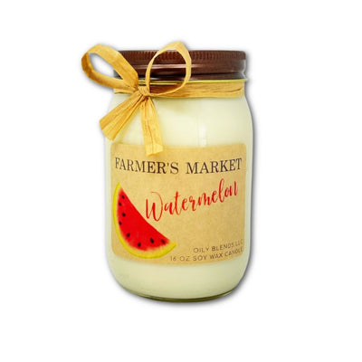 Jumbo Farmer's Market Candles - 100 Hour Burn Time Soy Wax Candles - Oily BlendsJumbo Farmer's Market Candles - 100 Hour Burn Time Soy Wax Candles