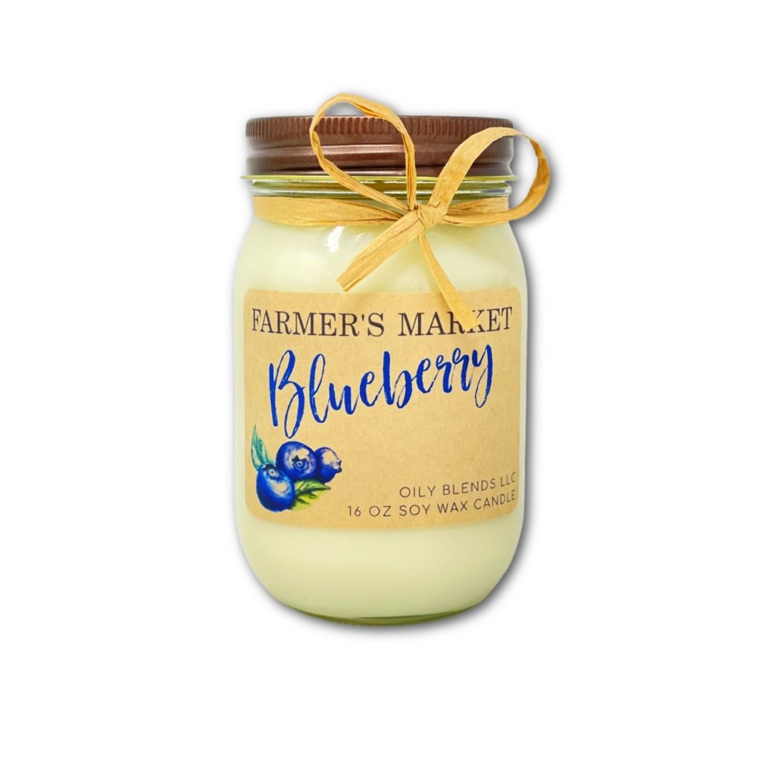 Jumbo Farmer's Market Candles - 100 Hour Burn Time Soy Wax Candles - Oily BlendsJumbo Farmer's Market Candles - 100 Hour Burn Time Soy Wax Candles