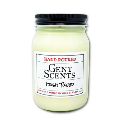 Jumbo Gent Scents - 100 Hour Burn Time Soy Wax Candles Father's day Gift Dad made in the USA - Oily BlendsJumbo Gent Scents - 100 Hour Burn Time Soy Wax Candles Father's day Gift Dad made in the USA