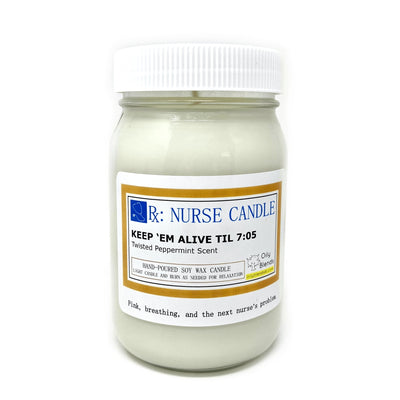 Jumbo Nurse Candles - 100 Hour Burn Time Soy Wax Candles - Oily BlendsJumbo Nurse Candles - 100 Hour Burn Time Soy Wax Candles