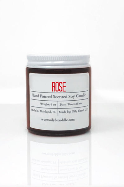 Romance Candles - 25 Hour Burn Time Soy Wax Candles - Oily BlendsRomance Candles - 25 Hour Burn Time Soy Wax Candles
