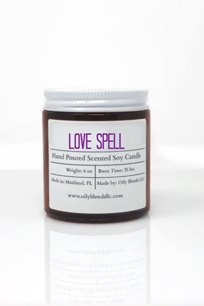 Romance Candles - 25 Hour Burn Time Soy Wax Candles - Oily BlendsRomance Candles - 25 Hour Burn Time Soy Wax Candles