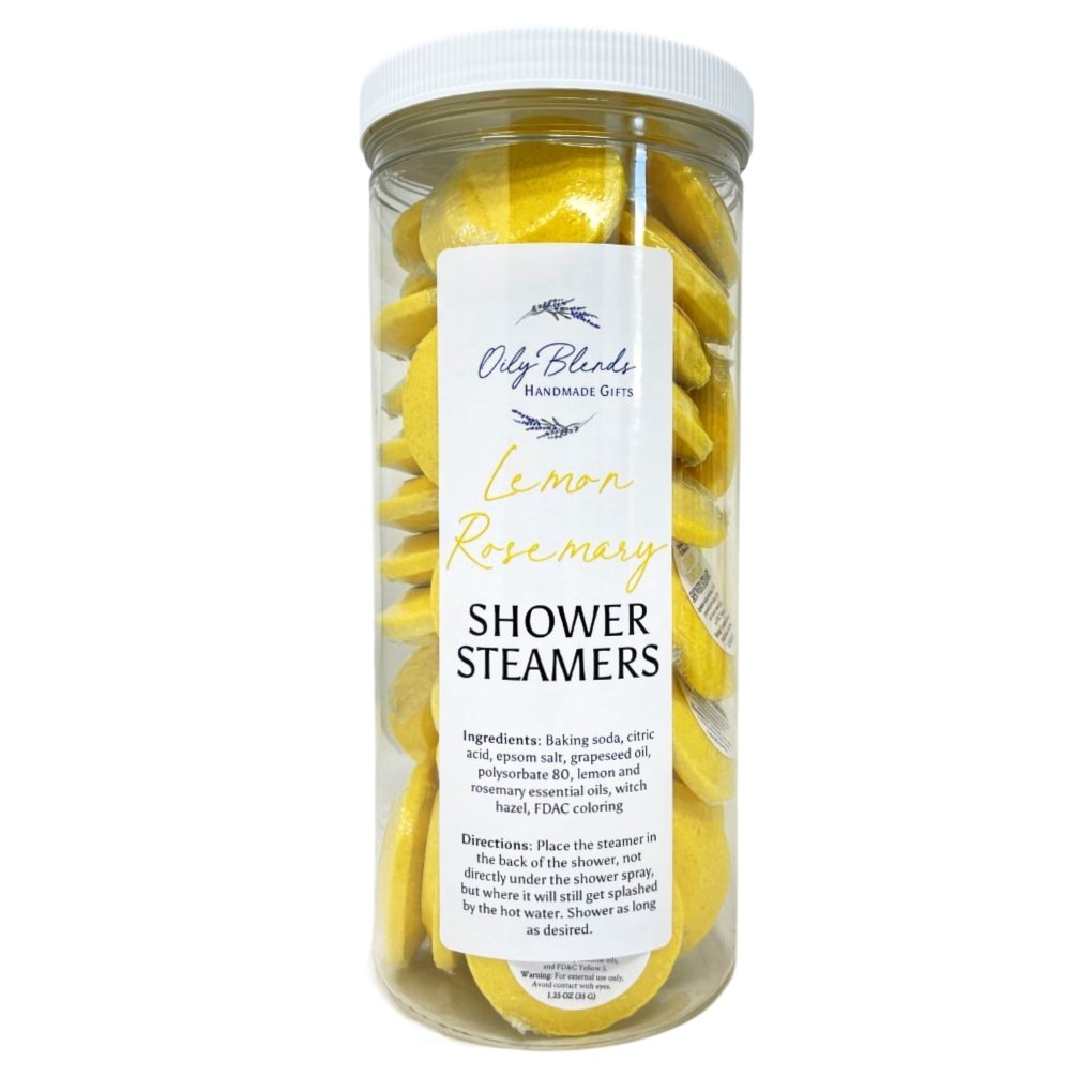 Set of 36 Essential Oil Shower Steamers with Display Jar - Oily BlendsSet of 36 Essential Oil Shower Steamers with Display Jar