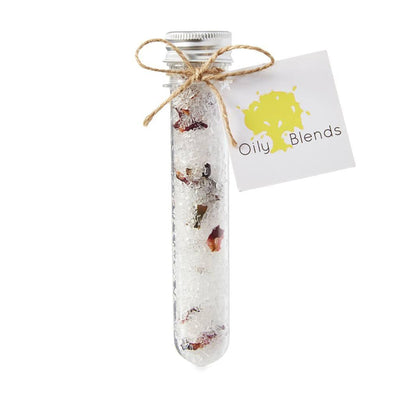 Twin Pack of Essential Oil Bath Salt Vials - Oily BlendsTwin Pack of Essential Oil Bath Salt Vials